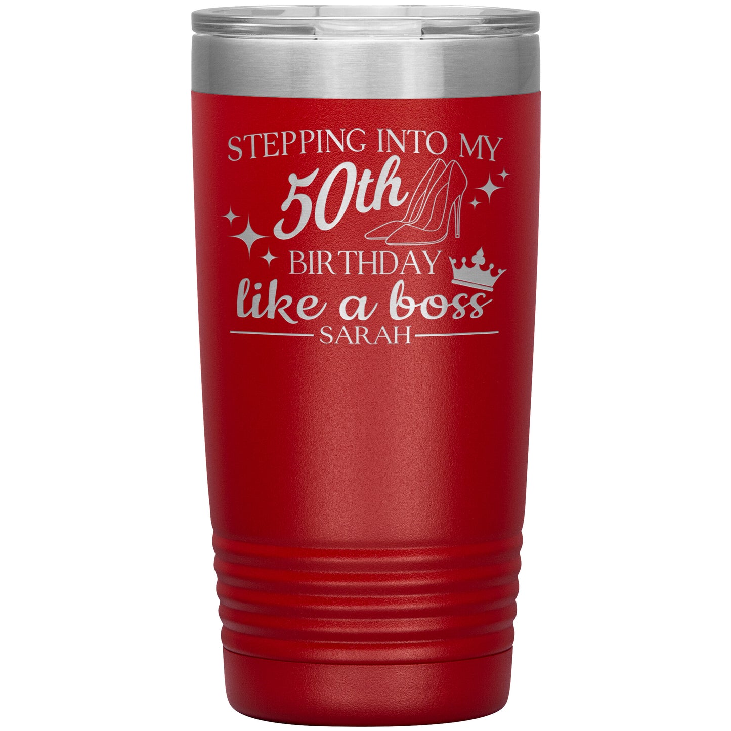 Stepping Into My 50th Birthday Like a Boss Tumbler