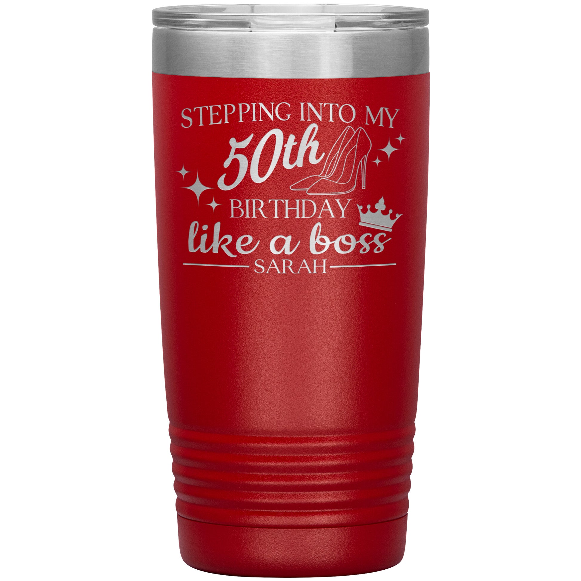 Stepping Into My 50th Birthday Like a Boss Tumbler