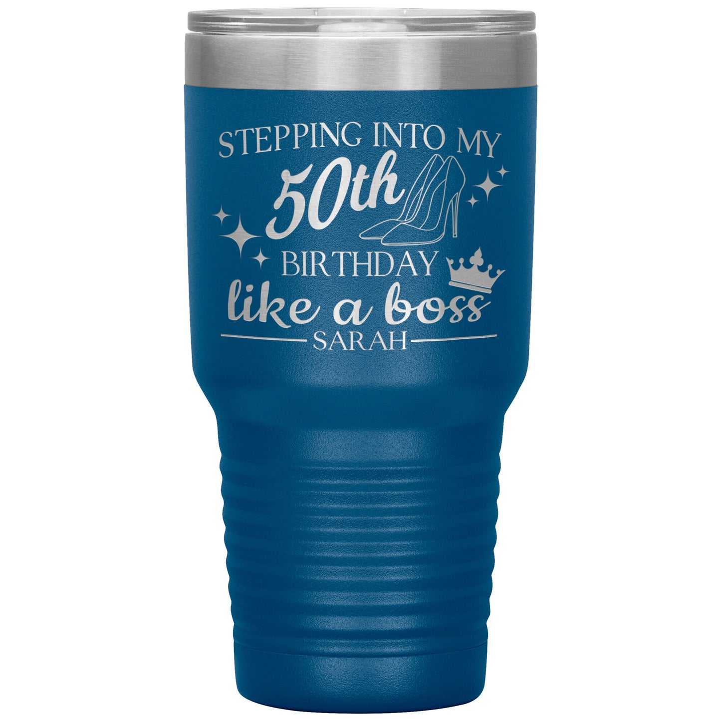 Stepping Into My 50th Birthday Like a Boss Tumbler