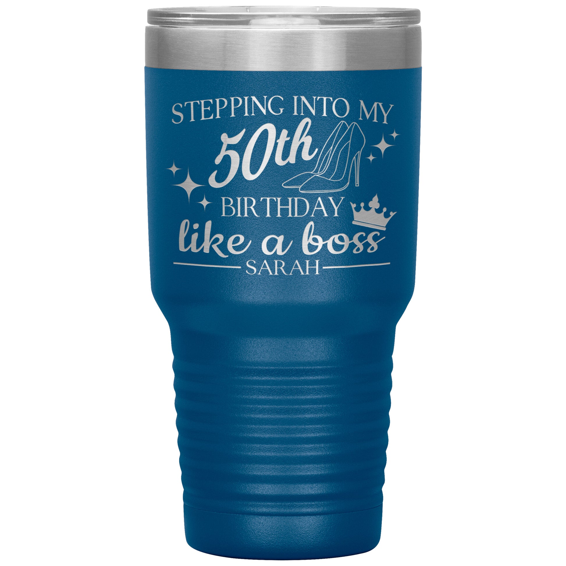 Stepping Into My 50th Birthday Like a Boss Tumbler