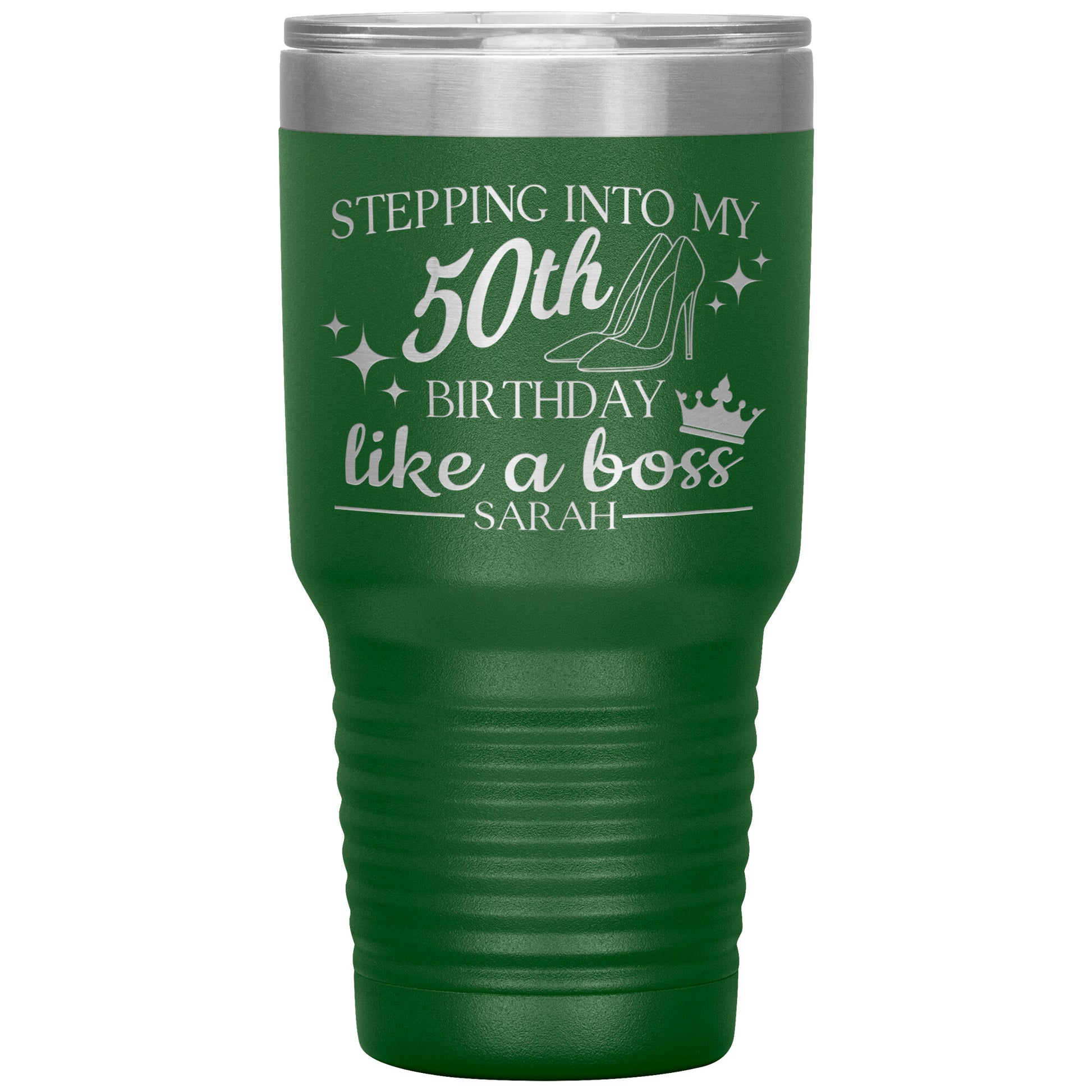 Stepping Into My 50th Birthday Like a Boss Tumbler