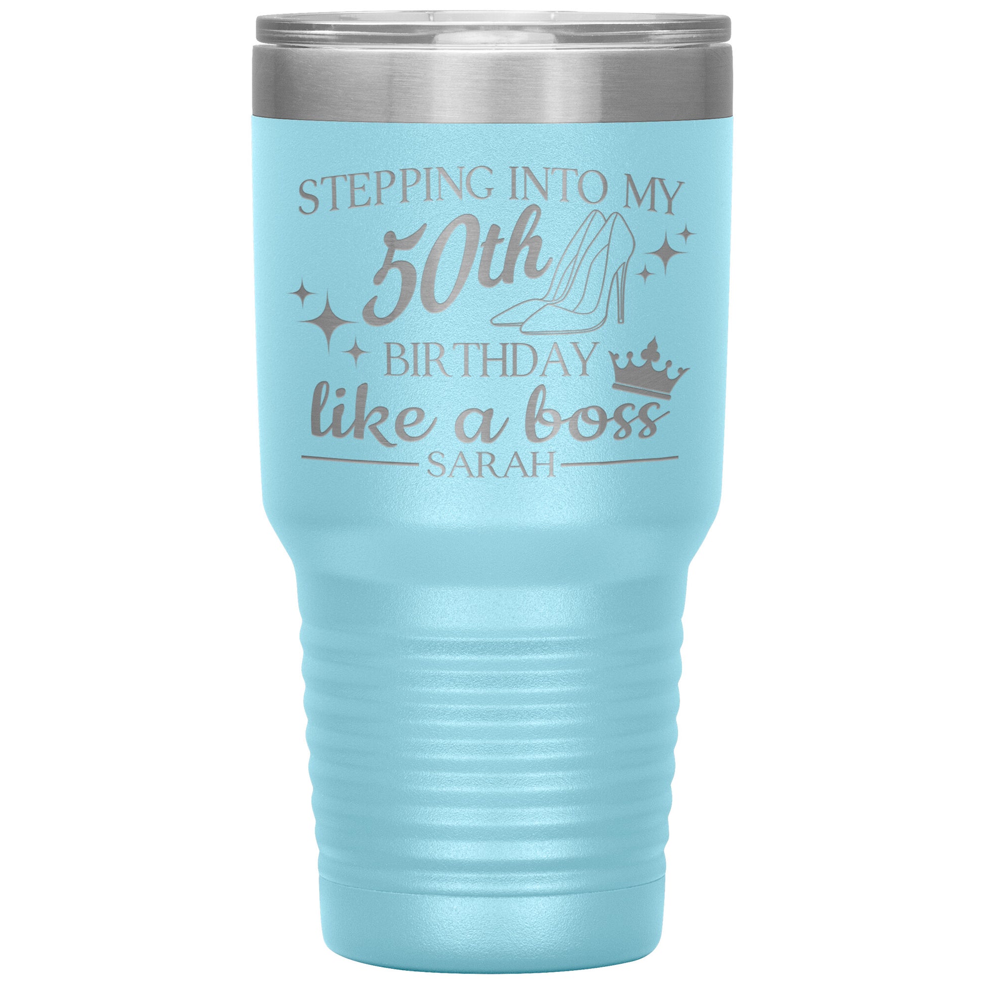 Stepping Into My 50th Birthday Like a Boss Tumbler