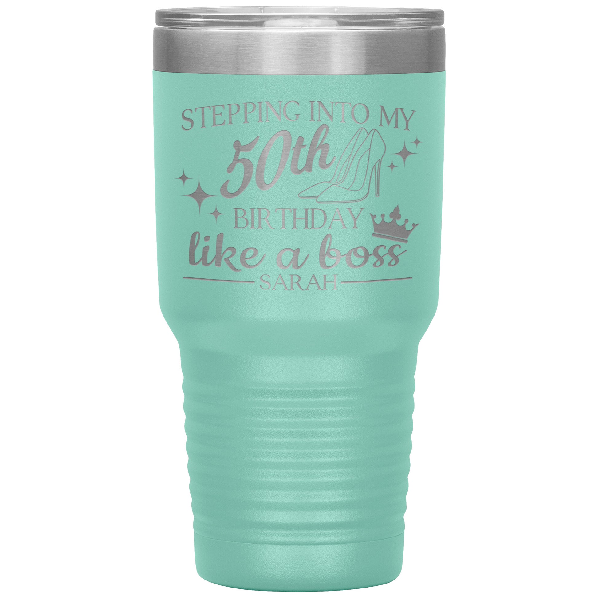 Stepping Into My 50th Birthday Like a Boss Tumbler