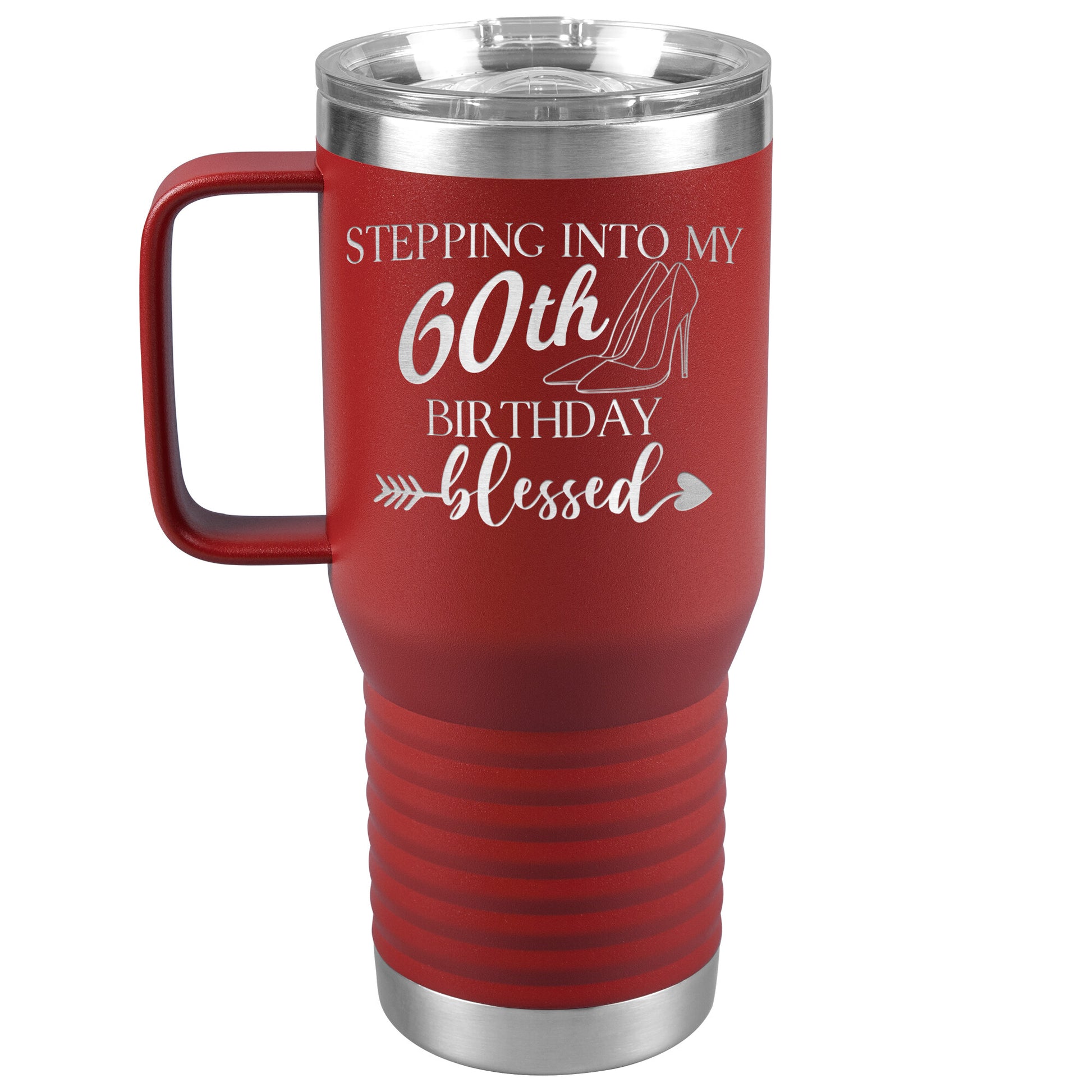 Stepping Into My 60th Birthday Blessed Tumbler