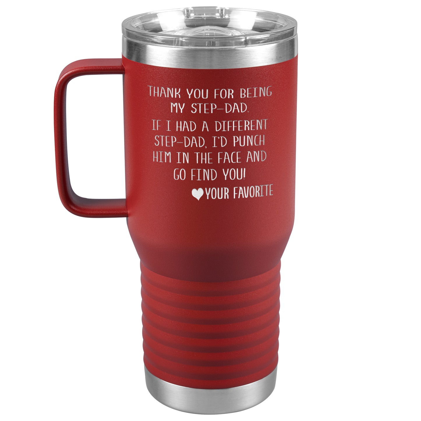 Thank You for Being My Step Dad Travel Tumbler