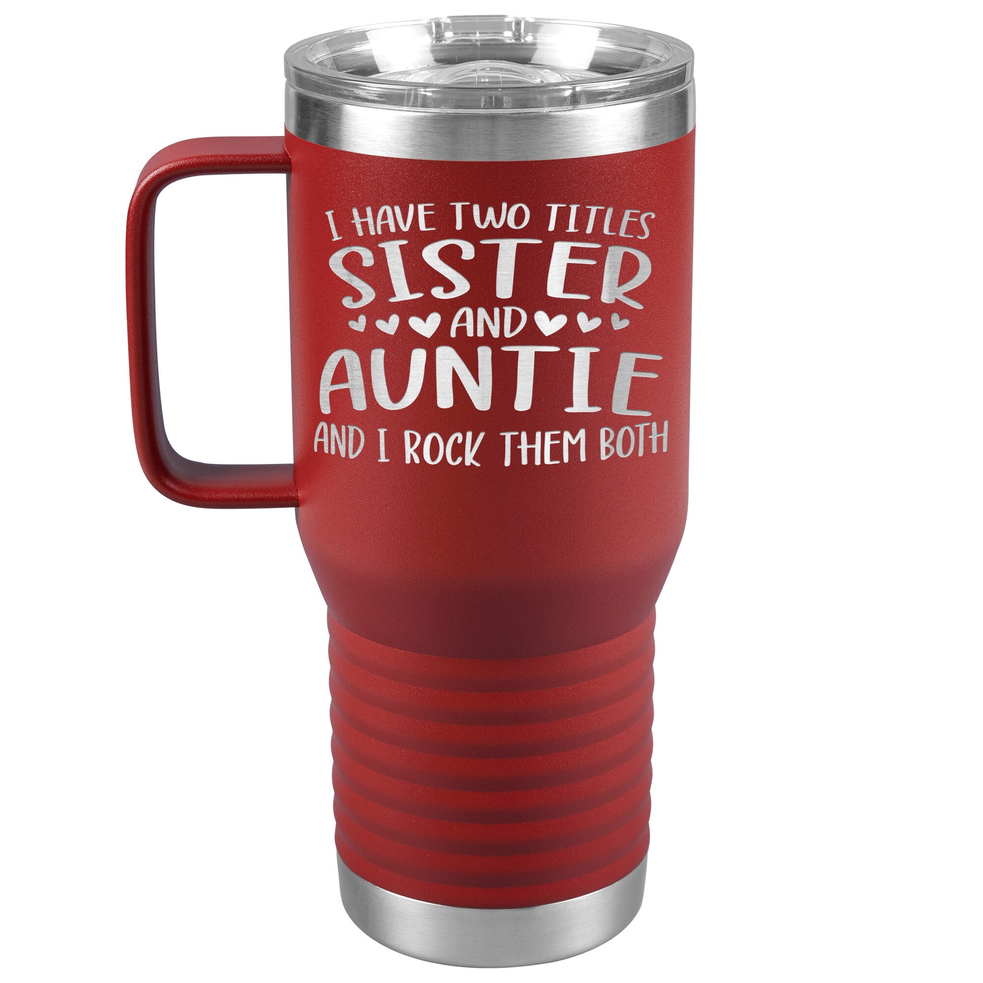 Two Titles Sister and Auntie Tumbler