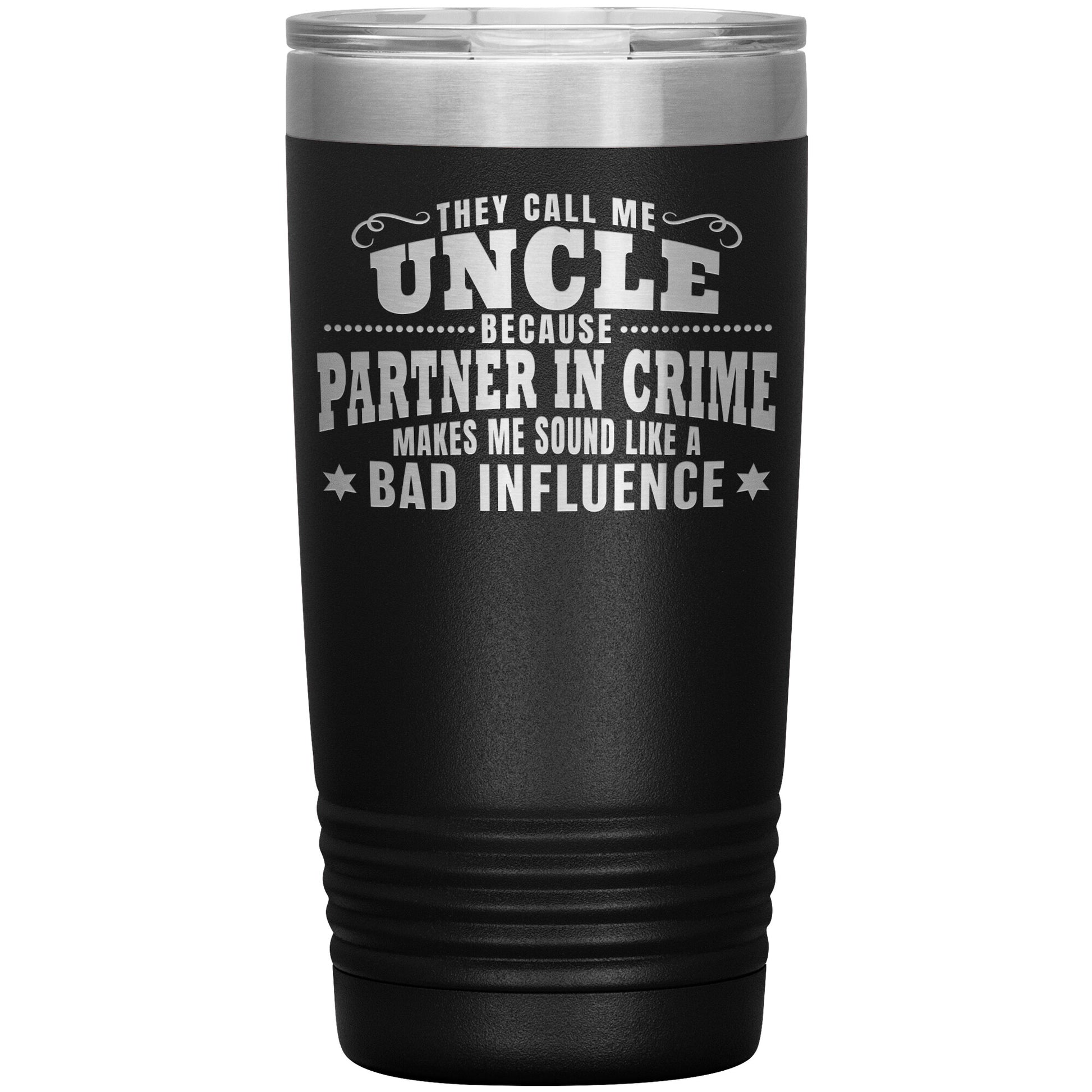 Uncle Partner in Crime Tumbler