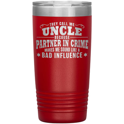 Uncle Partner in Crime Tumbler