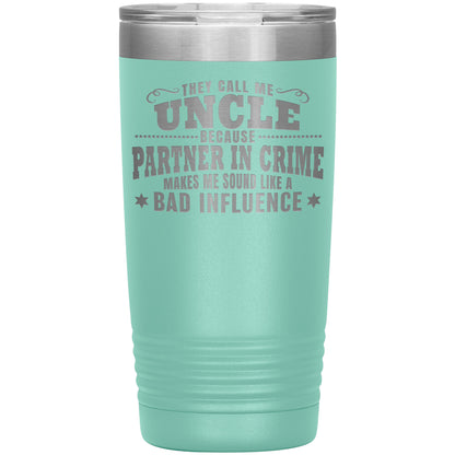 Uncle Partner in Crime Tumbler