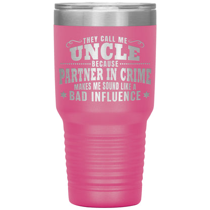 Uncle Partner in Crime Tumbler