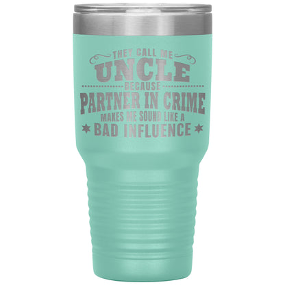 Uncle Partner in Crime Tumbler