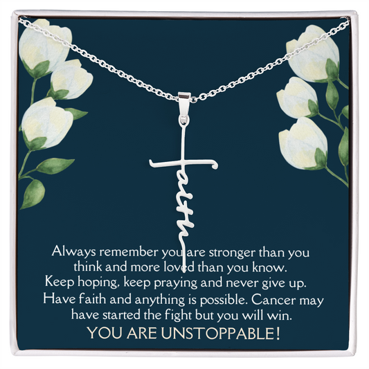 You are Unstoppable Faith Necklace