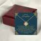 To My Daughter Love Knot Necklace