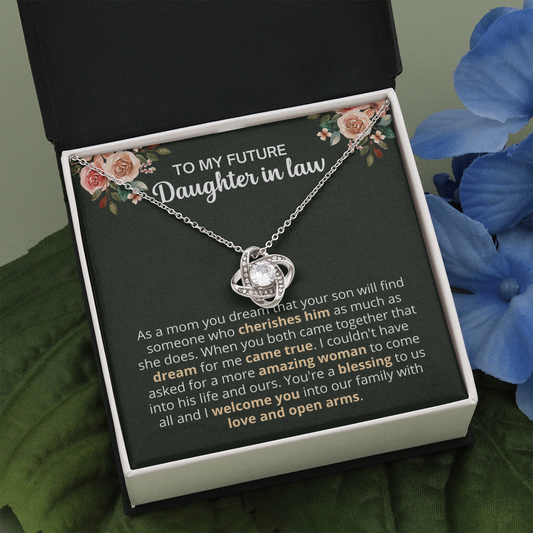 Future Daughter in Law Love Knot Necklace