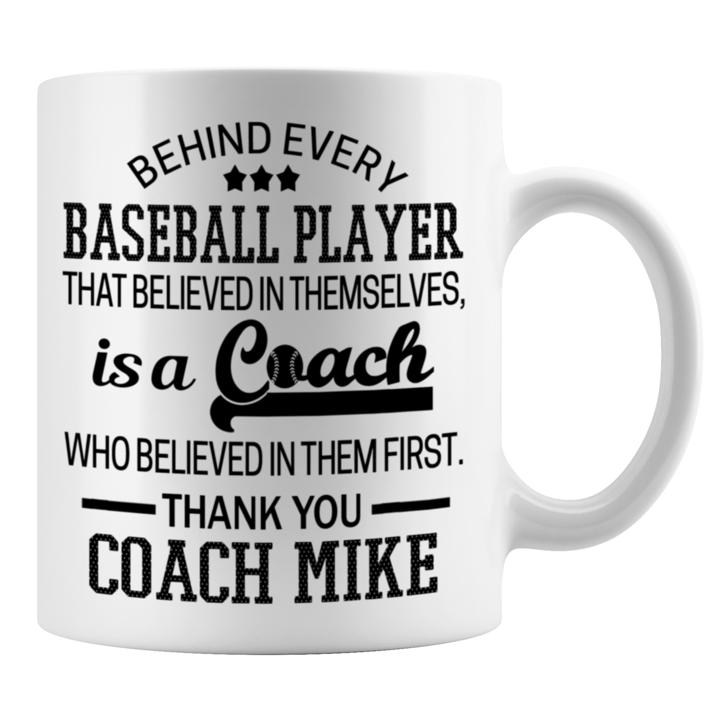 Behind Every Baseball Player MUG