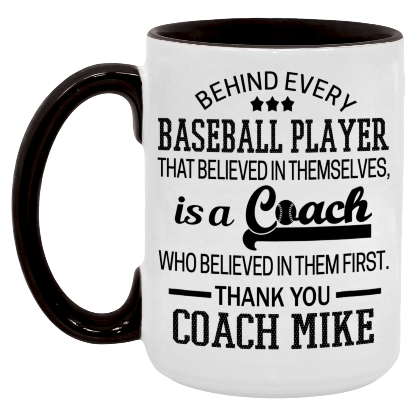 Behind Every Baseball Player MUG