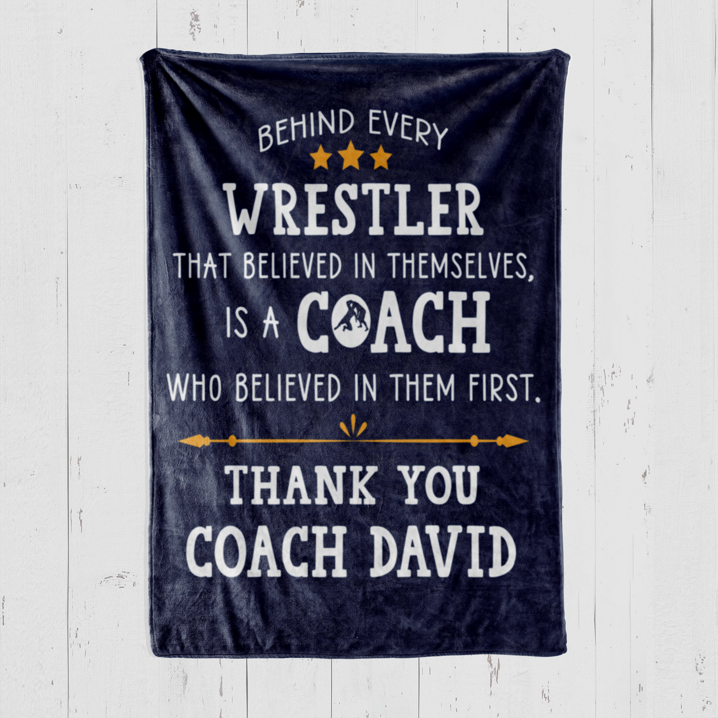 Wrestling Coach Blanket