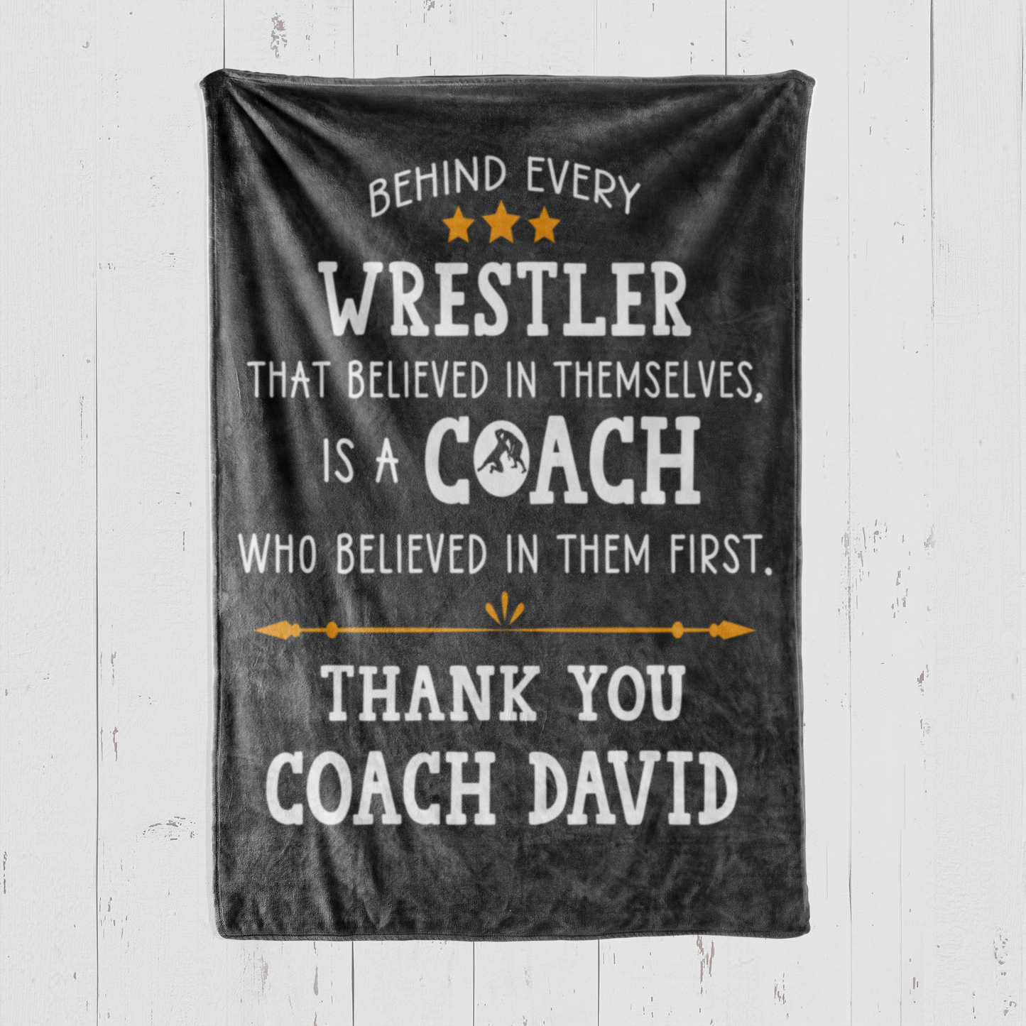Wrestling Coach Blanket