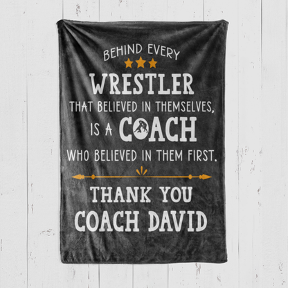 Wrestling Coach Blanket