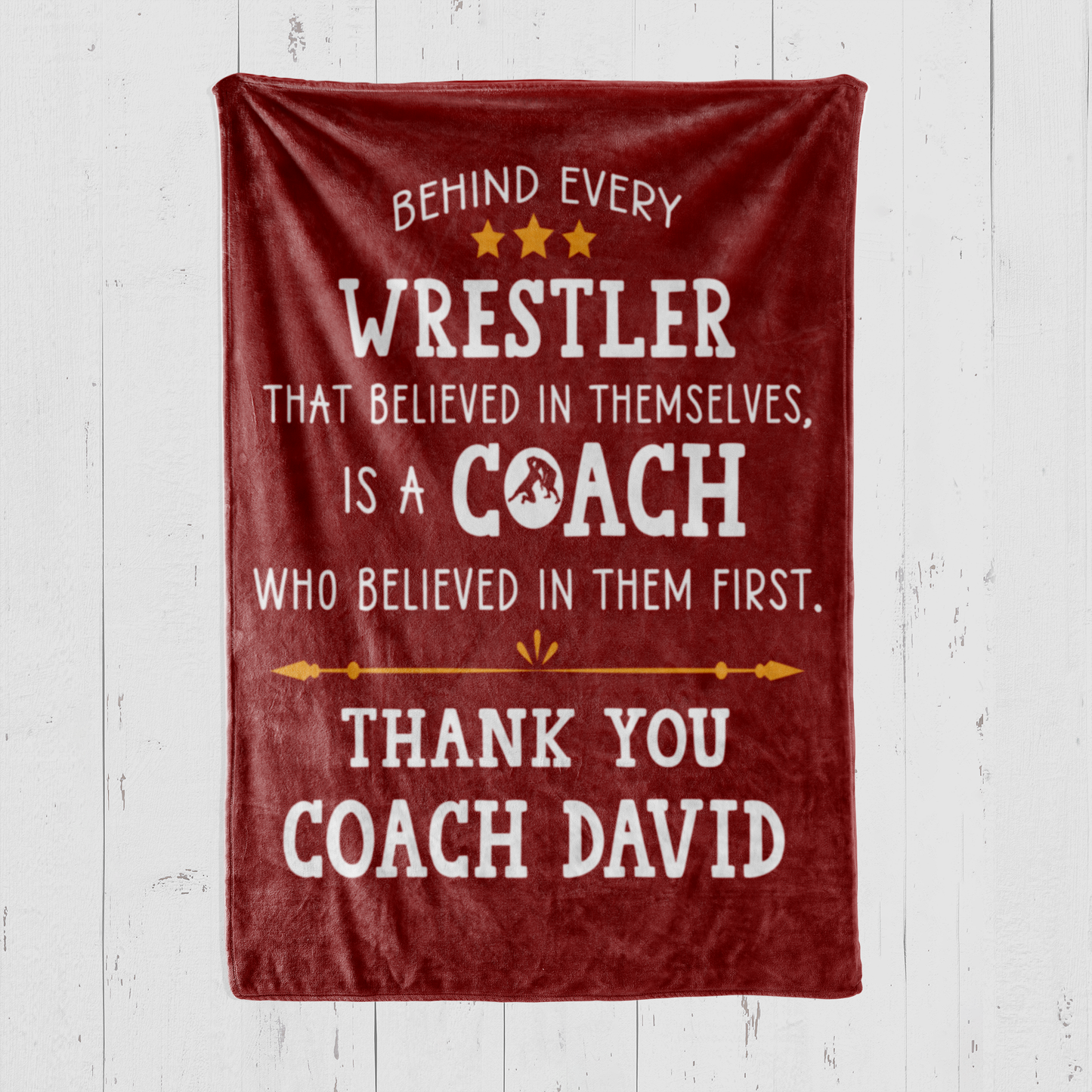 Wrestling Coach Blanket