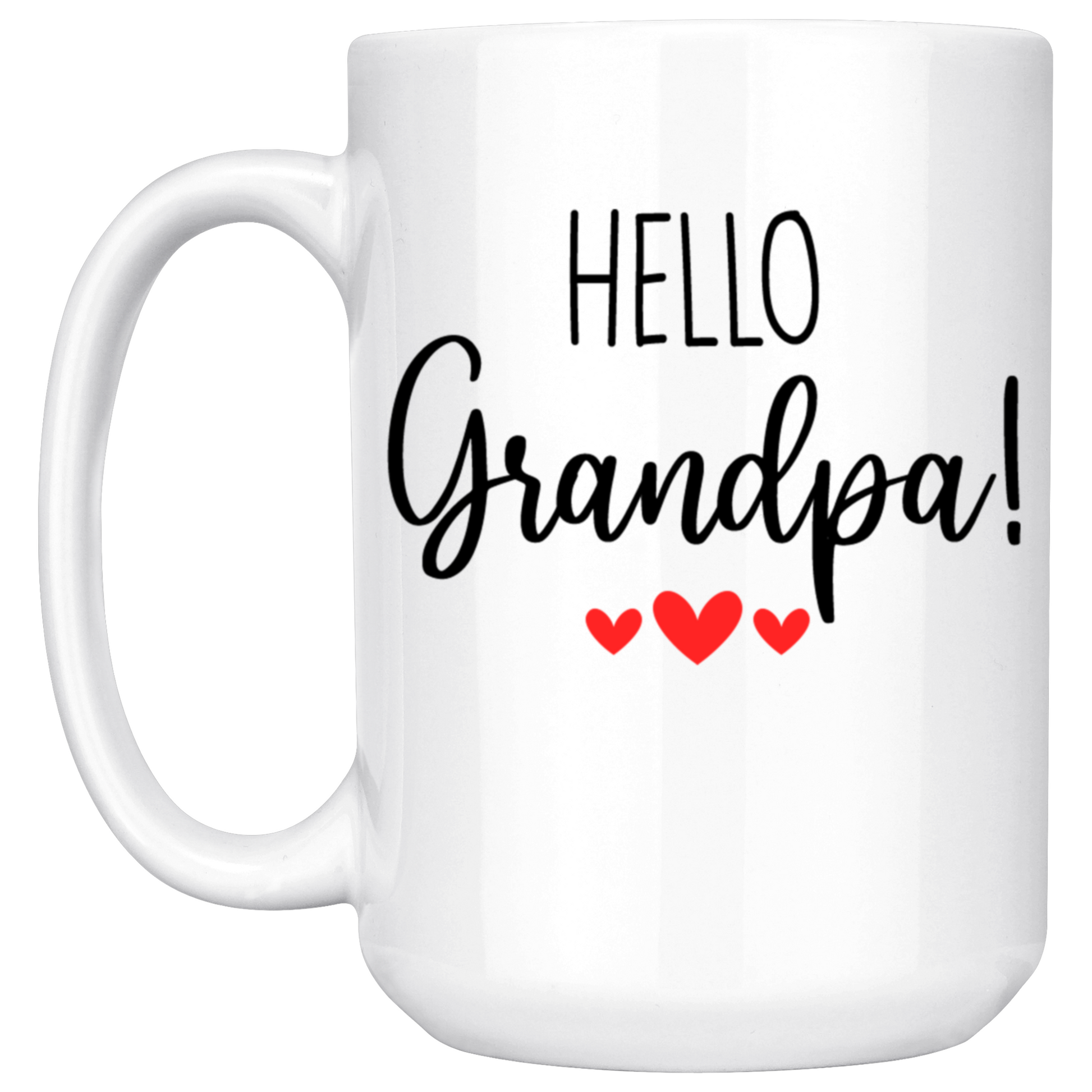 Hello Grandpa Baby Coming Soon Mug