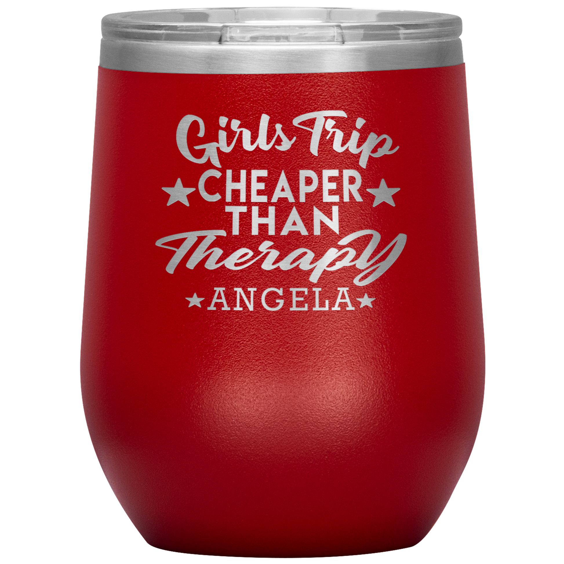 Girls Trip Cheaper Than Therapy Wine Tumbler
