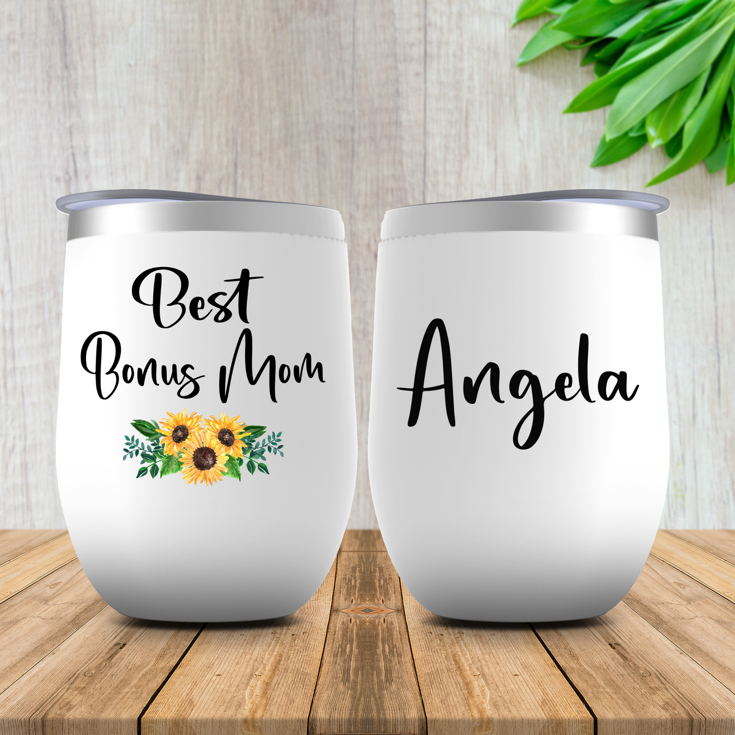 Personalized Bonus Mom Tumbler, Mother's Day Gift For Stepmom