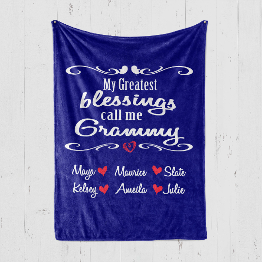 My Greatest Blessings Grammy Blanket