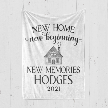 New Home New Beginnings Blanket