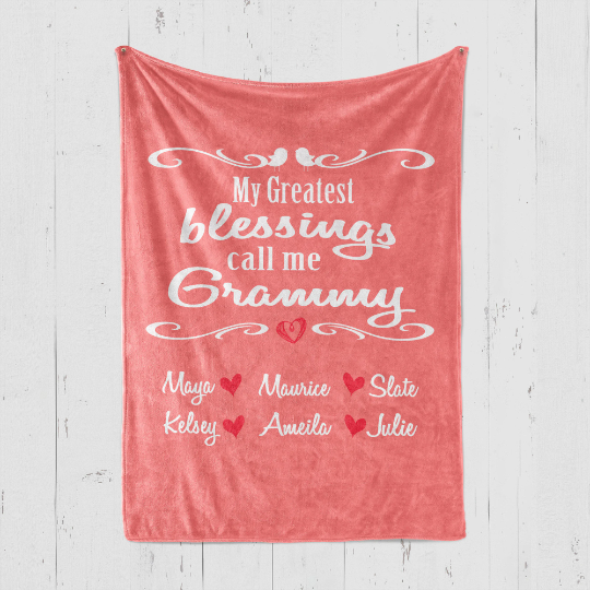 My Greatest Blessings Grammy Blanket
