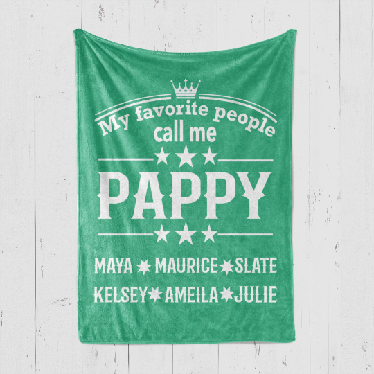 My Favorite People Pappy Blanket
