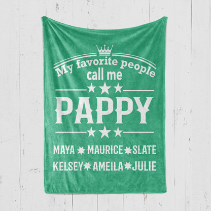 My Favorite People Pappy Blanket