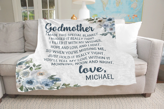 Godmother We Made Special Blanket