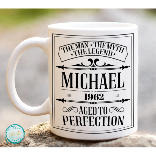 Man Myth Legend 1962 60th Birthday Mug