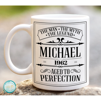 Man Myth Legend 1962 60th Birthday Mug