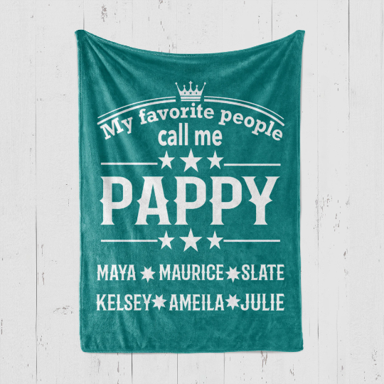My Favorite People Pappy Blanket