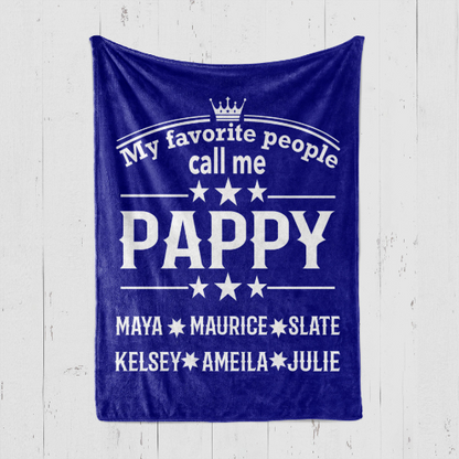 My Favorite People Pappy Blanket