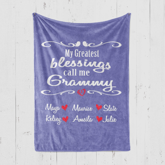 My Greatest Blessings Grammy Blanket