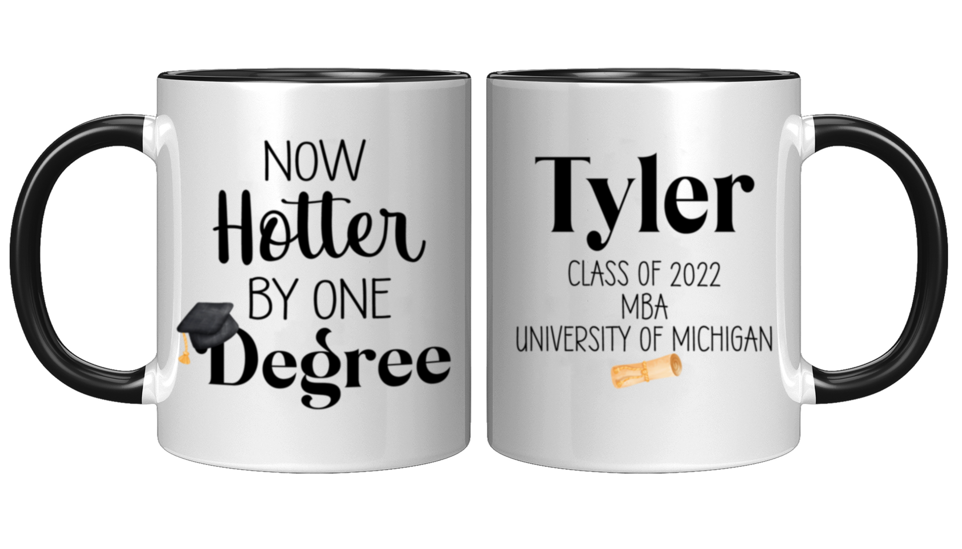 Now Hotter By One Degree Graduation Mug