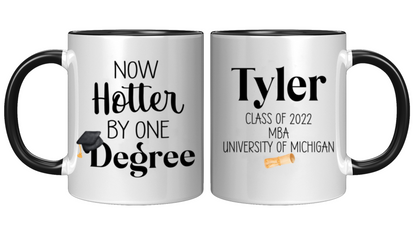 Now Hotter By One Degree Graduation Mug