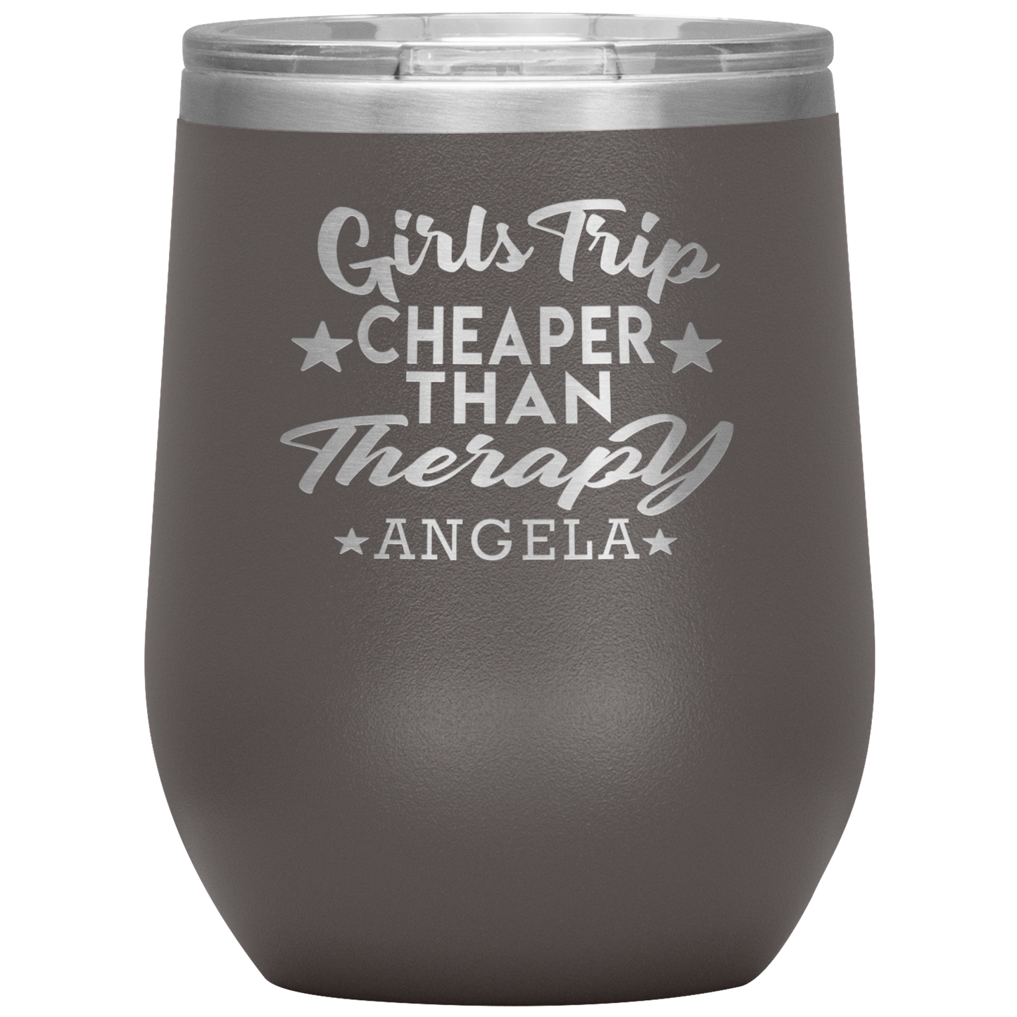 Girls Trip Cheaper Than Therapy Wine Tumbler