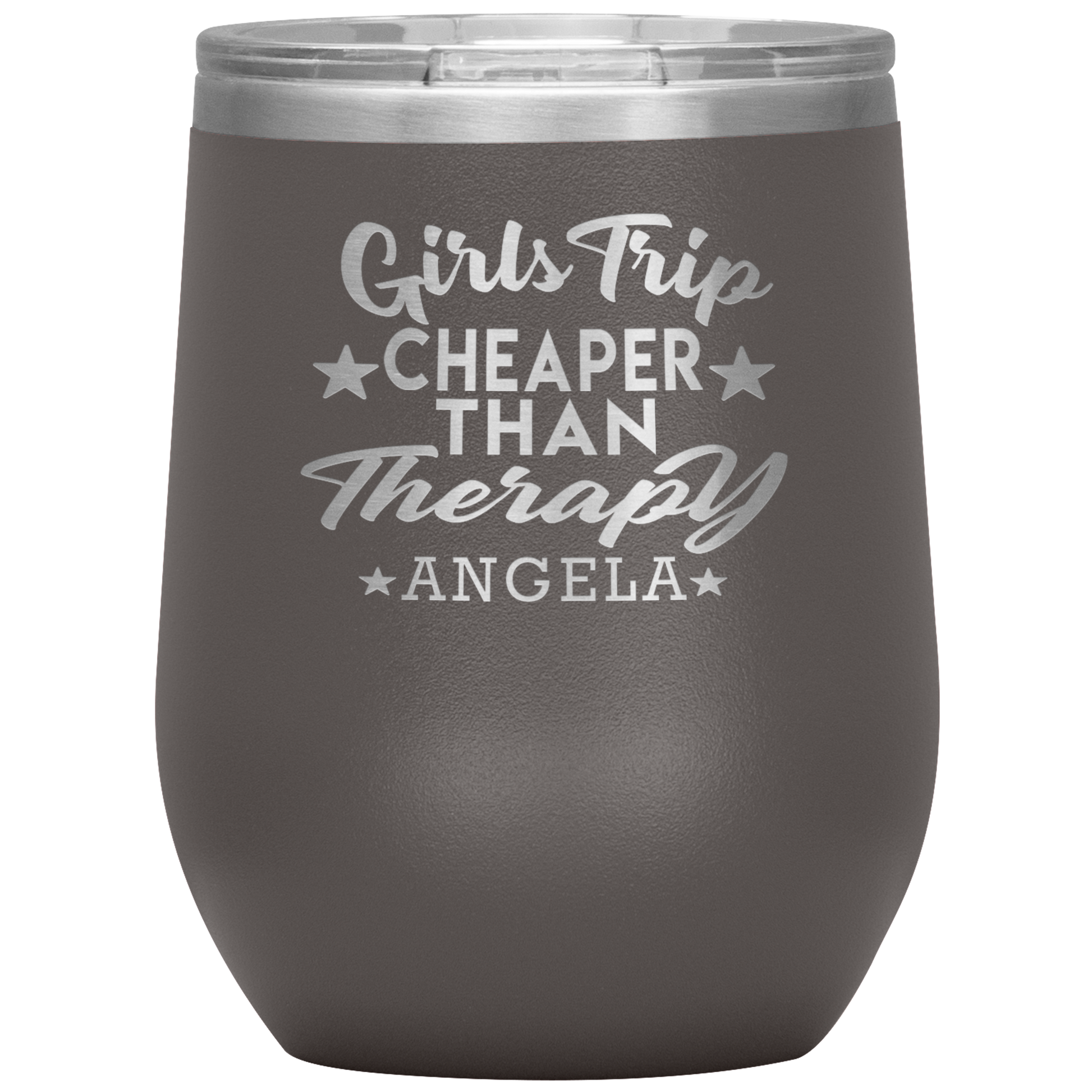 Girls Trip Cheaper Than Therapy Wine Tumbler