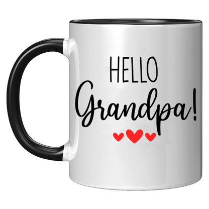 Hello Grandpa Baby Coming Soon Mug