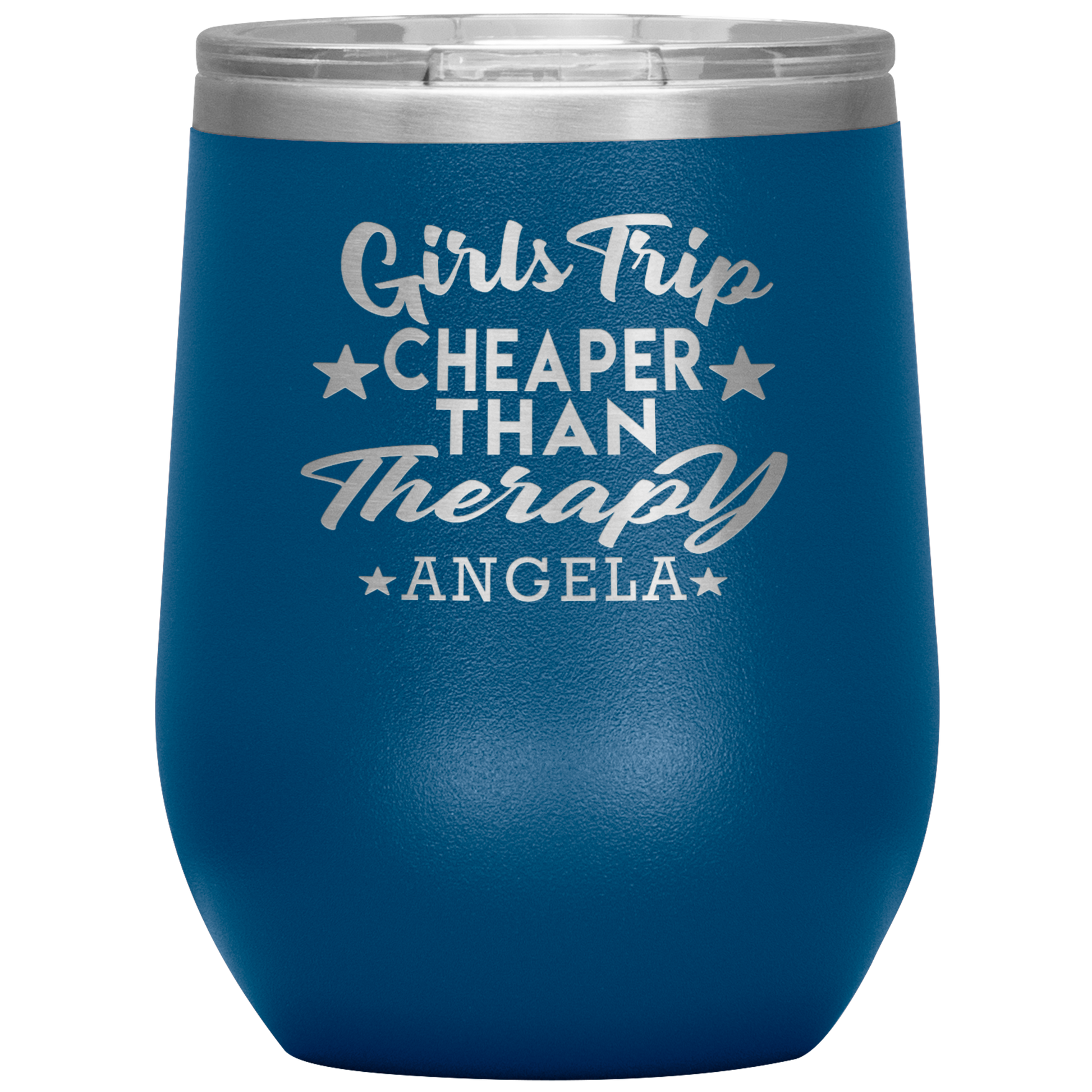 Girls Trip Cheaper Than Therapy Wine Tumbler