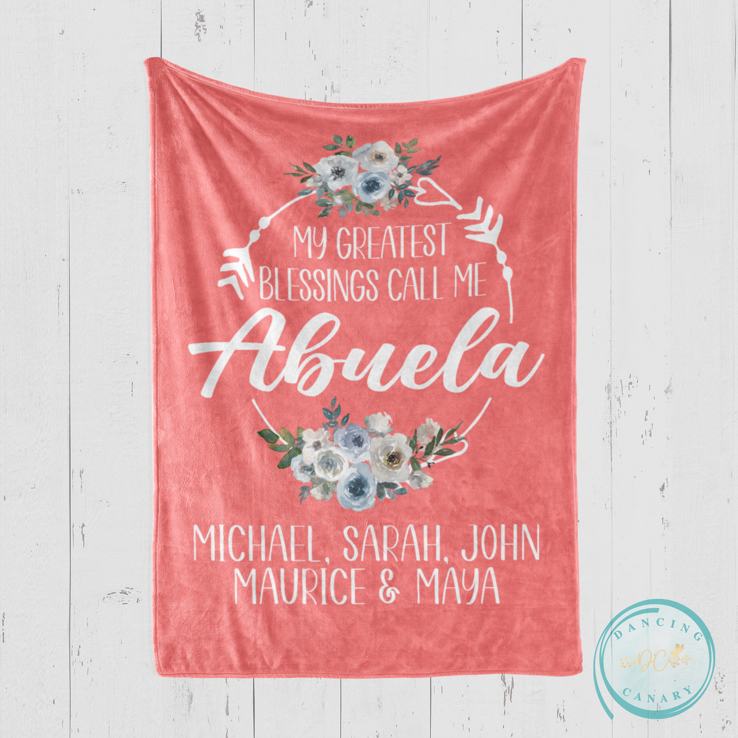 Greatest Blessing Abuela Blanket