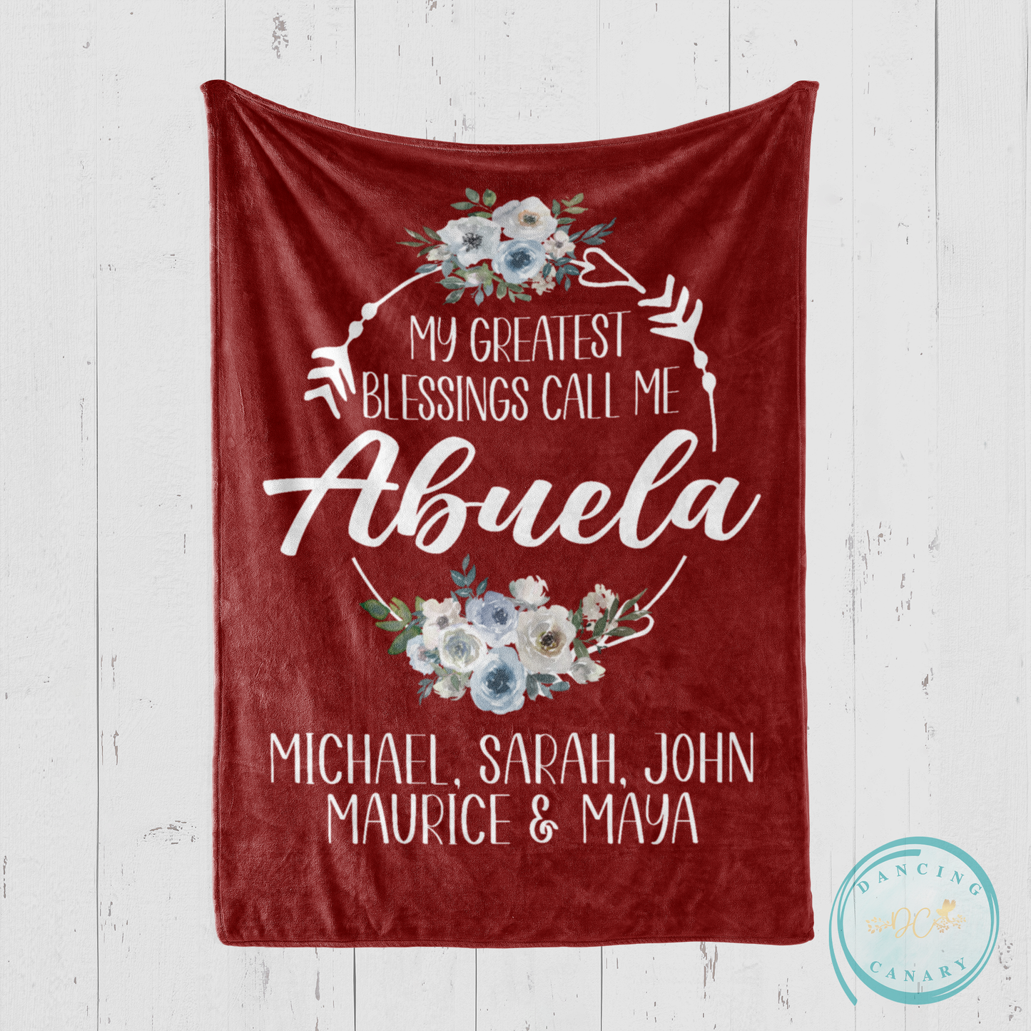Greatest Blessing Abuela Blanket