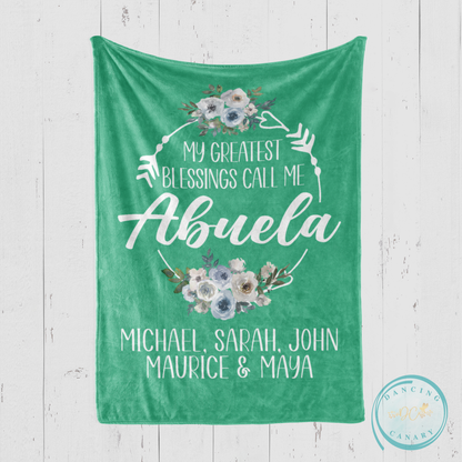 Greatest Blessing Abuela Blanket
