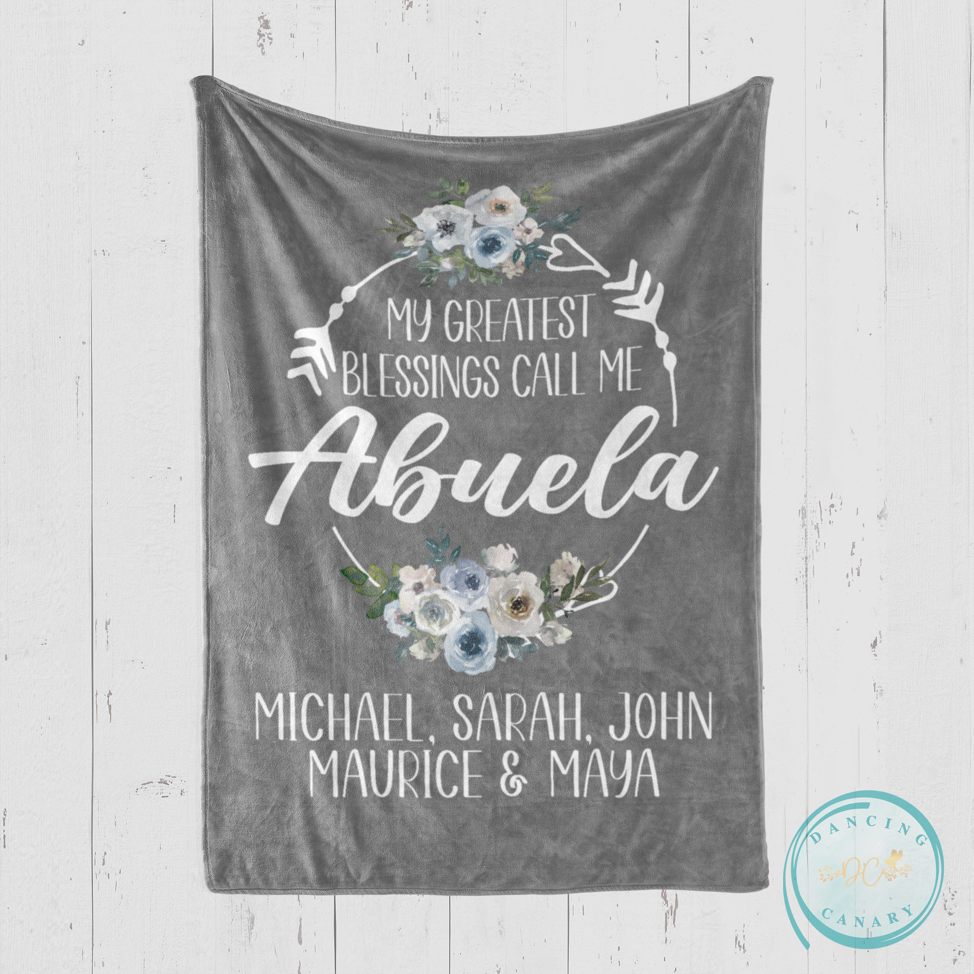 Greatest Blessing Abuela Blanket