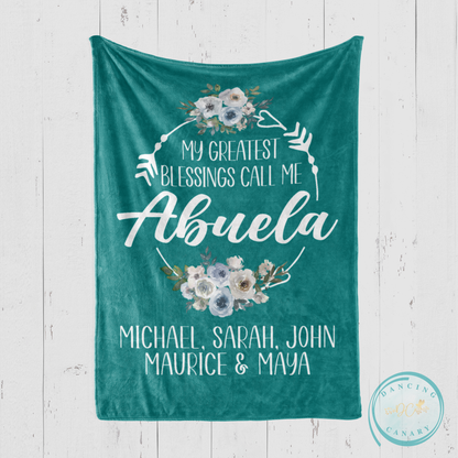 Greatest Blessing Abuela Blanket