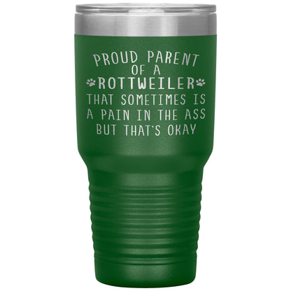 Proud Parent of a Rottweiler Tumbler